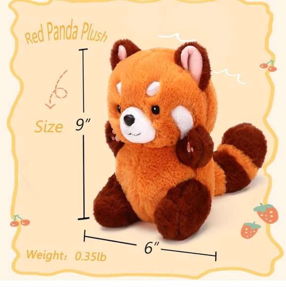 Cute Red Panda Plush Toy - Picture 4 of 10